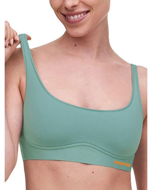 Chantelle Green Softstretch Magic Spacer Bralette