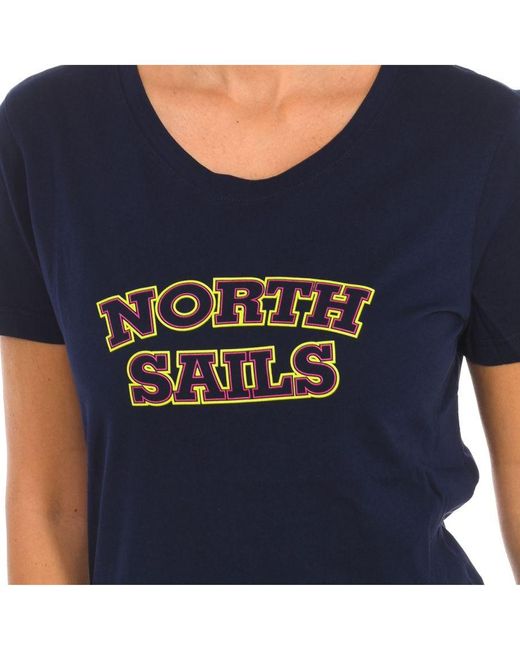 North Sails T-shirt Met Korte Mouwen Voor 9024320 in het Blue