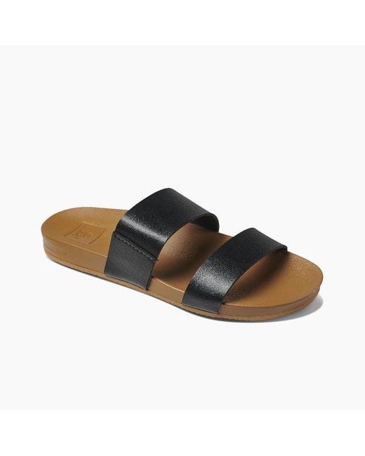 Reef Brown Cushion Bounce Vista/Natural Sliders
