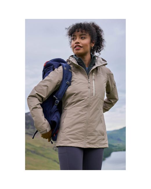 Mountain Warehouse Blue Ladies Rainforest Ii Extreme Waterproof Jacket ()