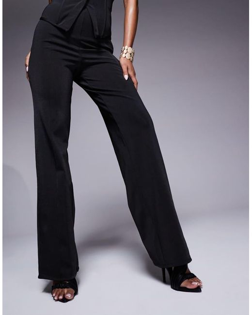 ASOS Blue Co-Ord Bandage Straight Leg Trouser