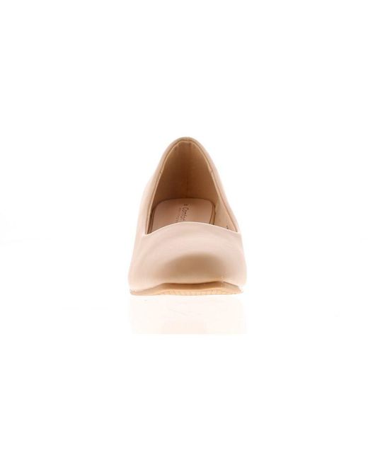 Comfort Plus Natural Shoes Court Carly Slip On Nude