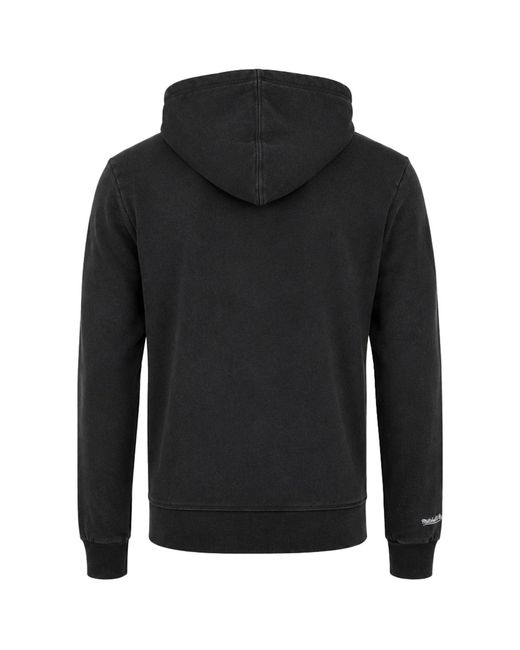 Mitchell & Ness Gray Nba Chicago Bulls Logo Wordmark Hoodie for men