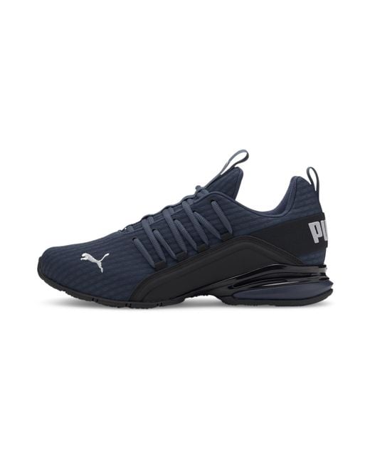PUMA 's Axelion Block Road Running Shoes Blue Size Uk 10 for men