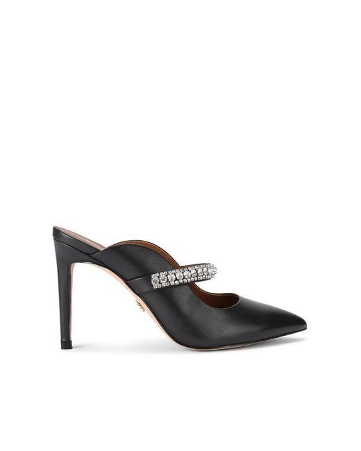 Kurt Geiger Black Leather Duke Sandals