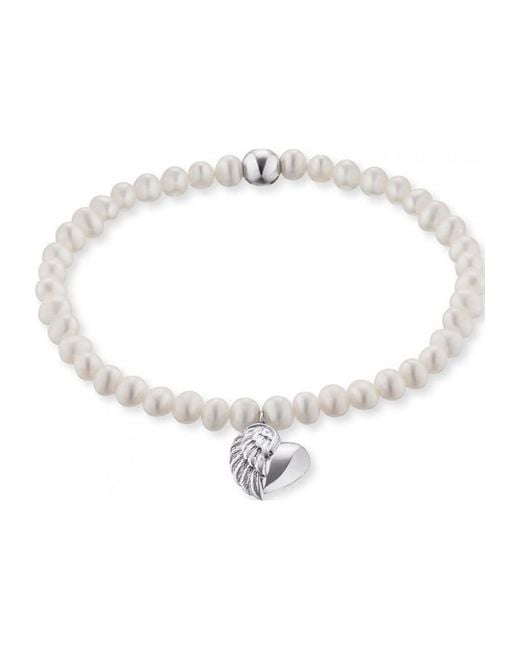 Engelsrufer White Erb-Heartwing-Pe Ladies Bracelet
