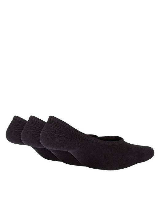 Nike Black 3 Pack Invisible Socks Ladies