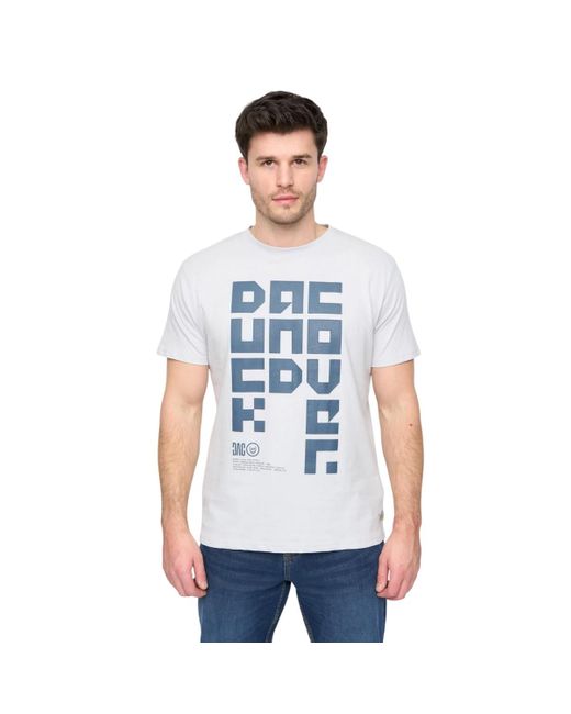 Duck and Cover Squarelarge T-shirt (lichtblauw) in het Blue voor heren