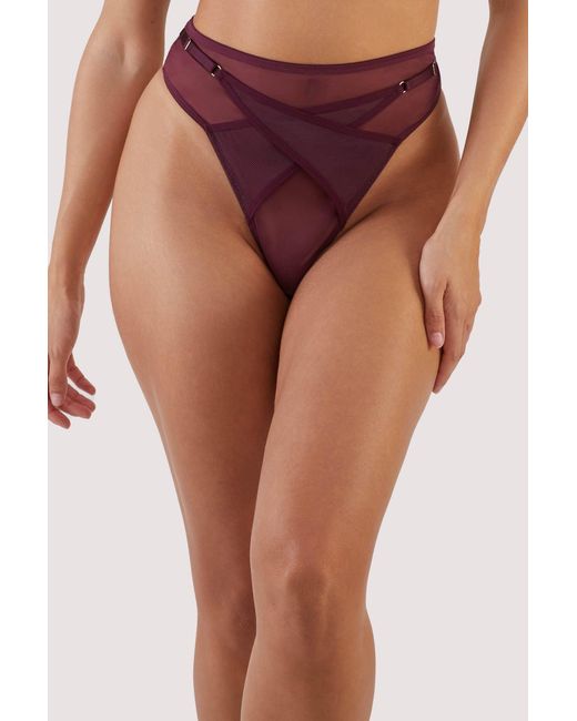 Playful Promises Pink Eddie Crossover Thong