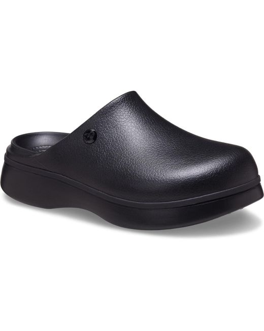CROCSTM Black Dylan Notched Eva Clogs