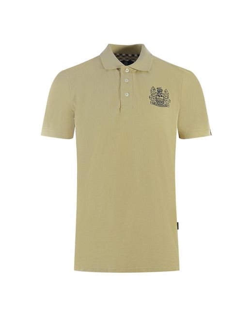 Aquascutum Green Branded Sleeve Polo Shirt for men