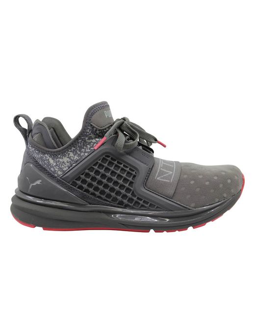 PUMA Gray X Staple Ignite Limitless Ntrvl Lace Up Trainers 363202 02 for men