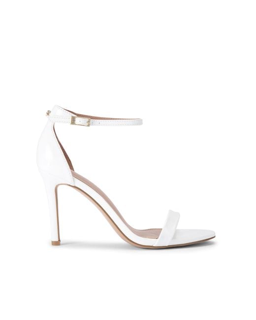 Carvela Kurt Geiger White Capo Stiletto Sandals