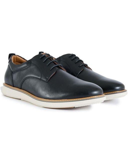 V.Gan Blue Vegan Quinoa Leisure Derby Shoes for men