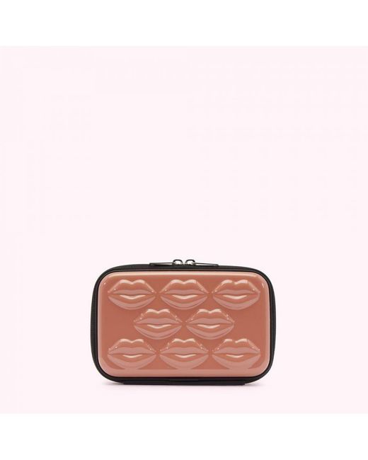 Lulu Guinness Pink Agate Cabin Essentials Crossbody Bag