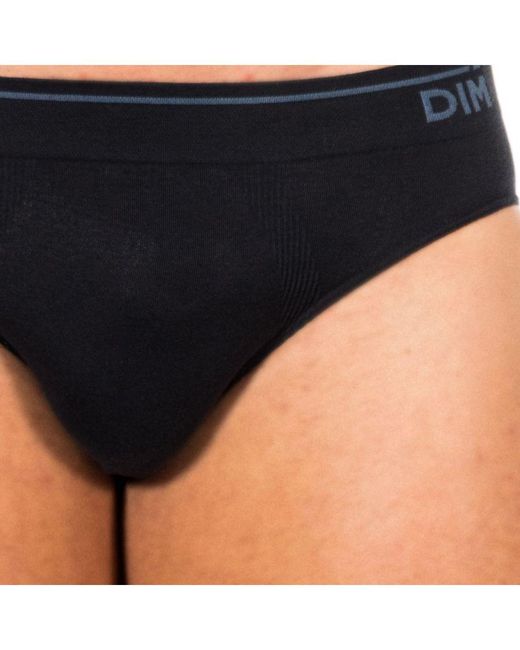Dim Black Pack-2 Slips Unno Basic Seamless D05He for men