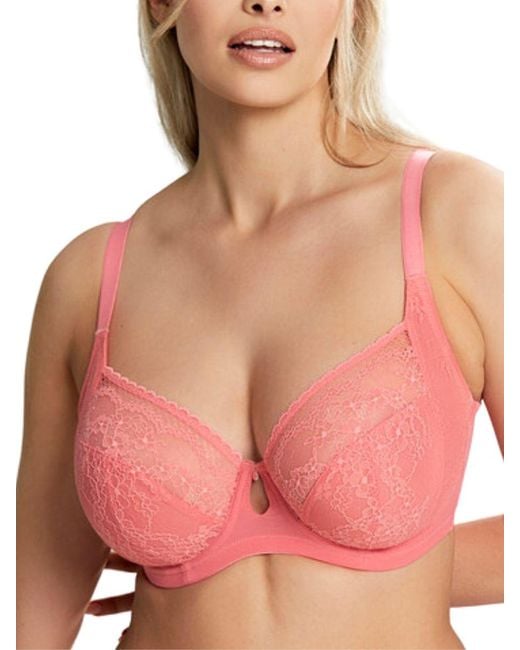 Panache Pink Alexis Low Front Balcony Bra