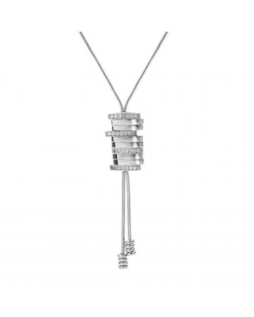Orphelia Metallic 925 Sterling Necklace