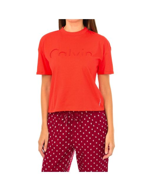 Calvin Klein Red Short Sleeve T-Shirt