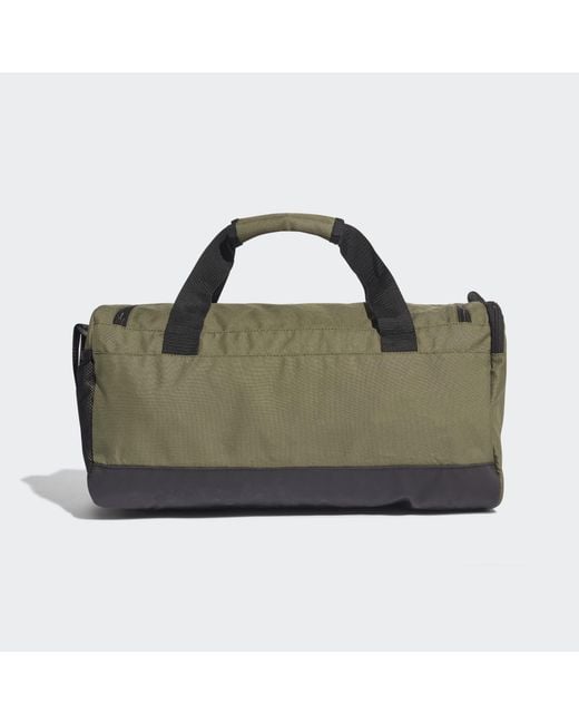 Adidas Black Essentials Logo Duffel Bag Extra Small