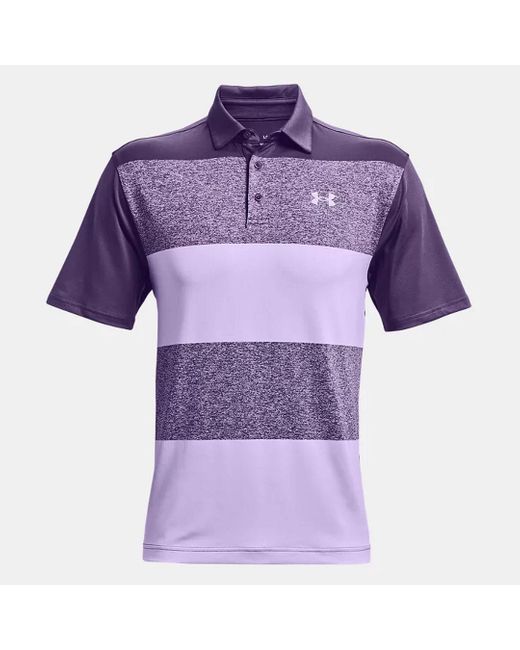 Under Armour Purple Playoff 2.0 Polo Shirt for men