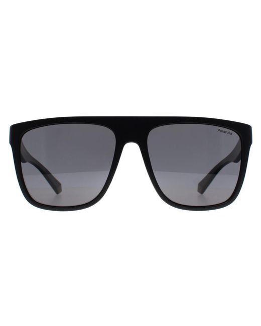 Polaroid Black Square Matte Polarized Pld 2162/S for men