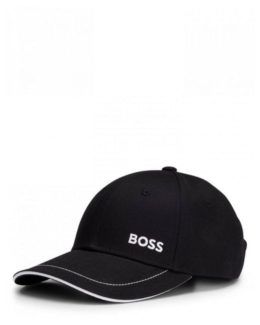 Boss Black Boss Cap-1 Cotton-Twill Cap With Logo Detail for men