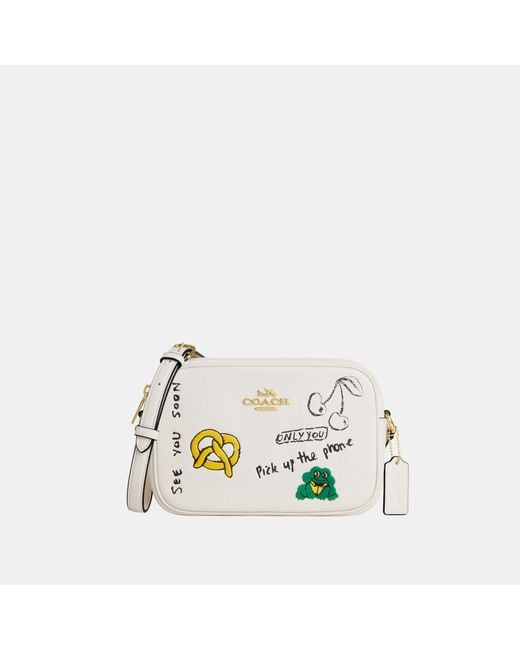COACH White Jamie Camera Bag