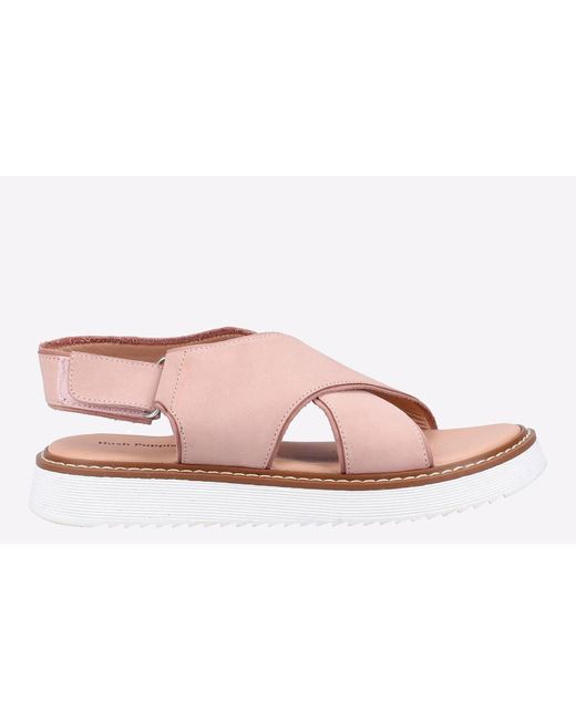 Hush Puppies Clarissa Cross Over Sandals in Pink | Lyst UK