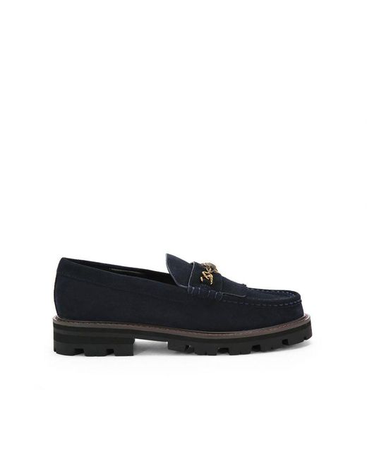 Kurt Geiger Black Suede Carnaby Chunky Loafer Loafers