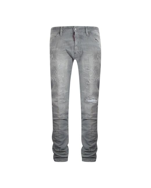 DSquared² Gray Cool Guy Jean Denim Pants Cotton for men