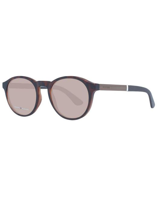 Tommy Hilfiger Brown Classic Square Sunglasses for men