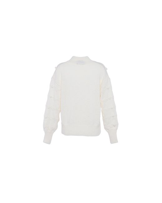 faina Jumper Wolwit in het White