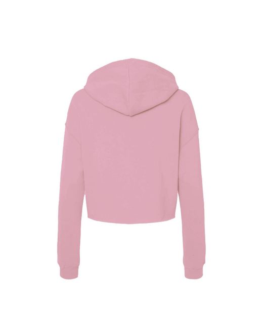 Miso Pink Cropped Hoodie