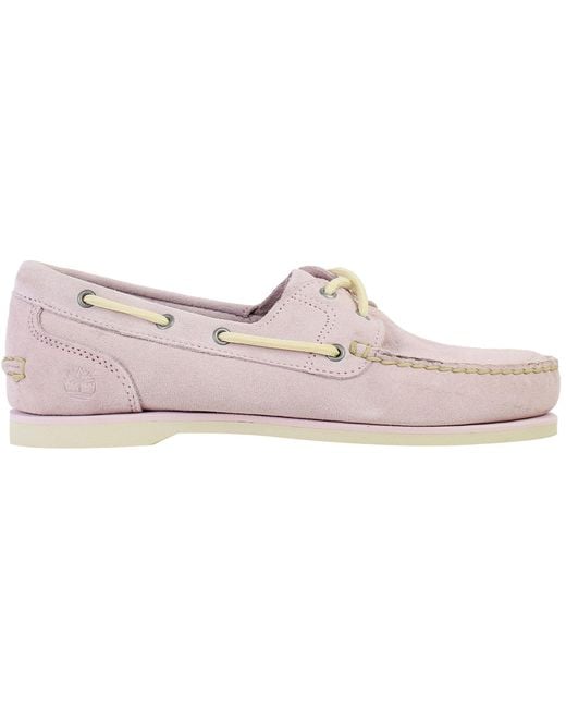 Timberland Pink Classic Boat Shoes