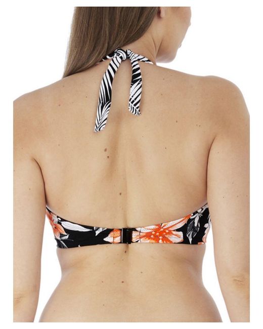 Fantasie Black Port Maria Halter Plunge Bikini Top