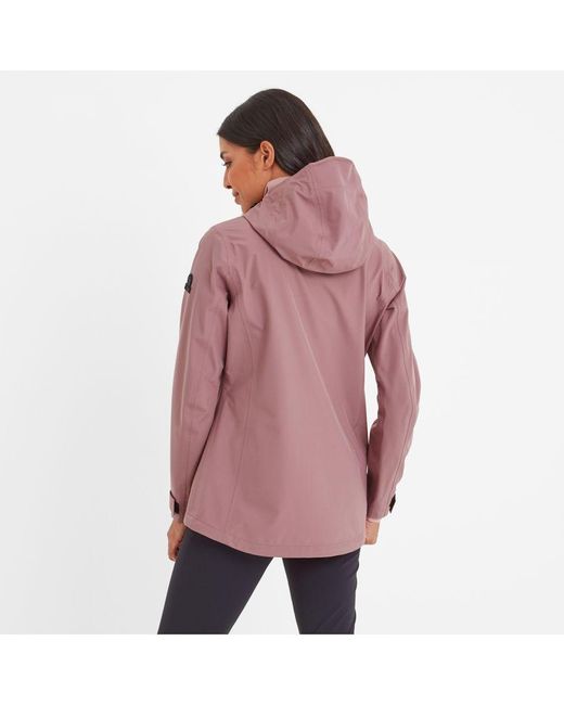 TOG24 Red Glyder Waterproof Jacket Mauve