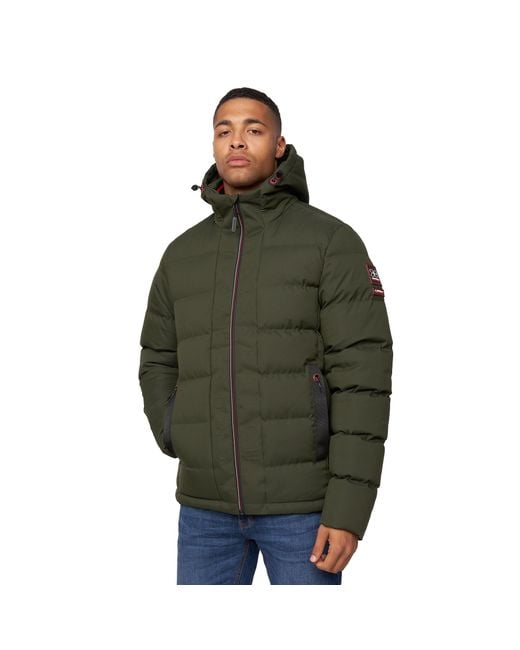 Crosshatch "Kampnew" Jacke Für Herren (Dunkel- in Green für Herren