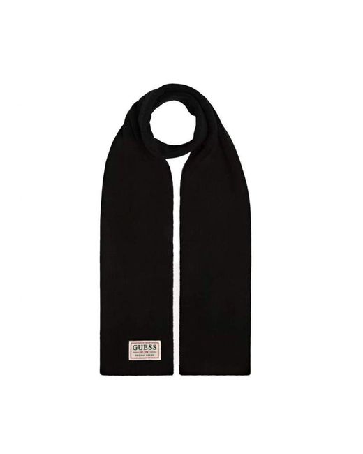 Guess Homme Original Sjaal Met Logo in het Black voor heren