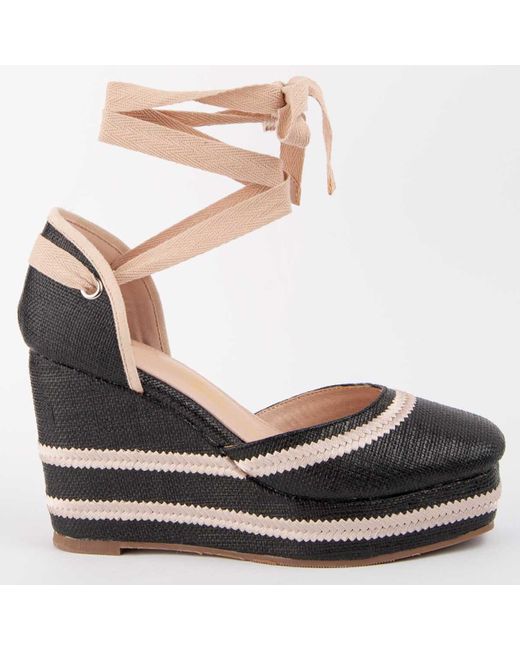 Montevita Metallic Espadrille Mit Keilabsatz Balenci11