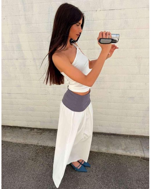 Labelrail Natural X Barbara Ines Jersey Waistband Midaxi Skirt