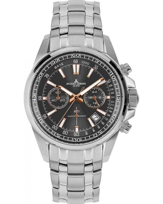 Jacques Lemans Gray 1-2117Ze Liverpool Watch for men
