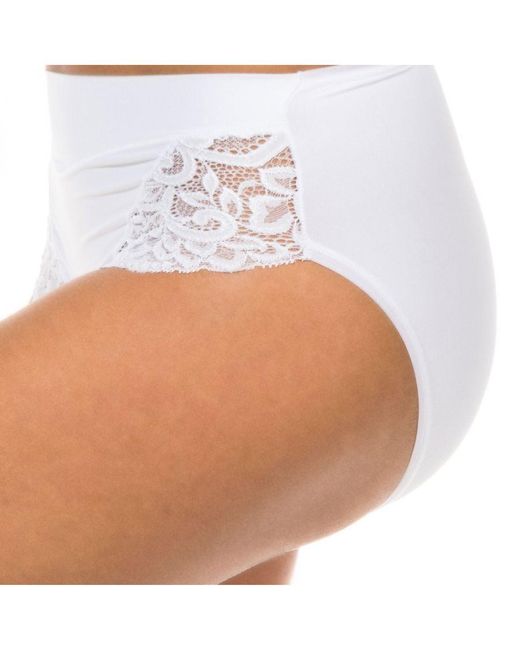 Janira White Milano Nadira Mid-Rise Microfiber Fabric Briefs 1030260