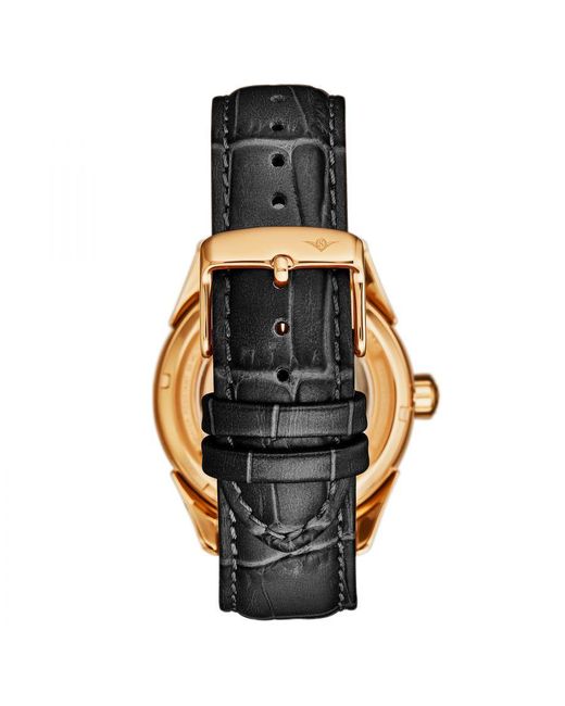 Stuhrling Gray Vanguard 1019 Dual Time Automatic Skeleton for men