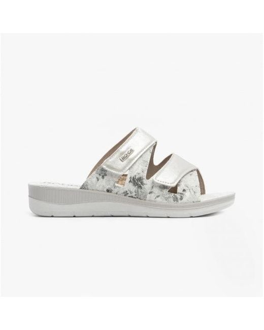 Rohde White 1361 Ladies Slip-On Mule Sandals