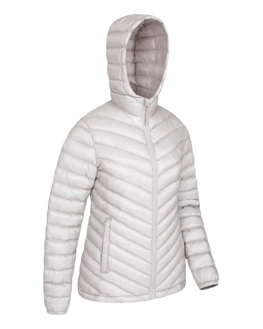 Mountain Warehouse Gray 'Seasons' Padded Jacket Water Resistant Winter Coat