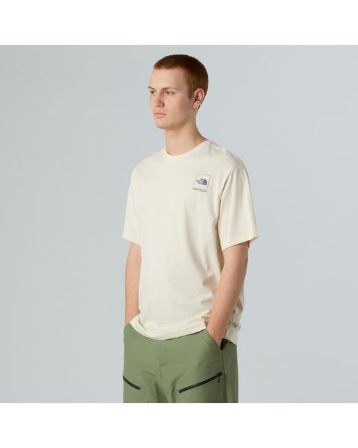 The North Face Gray M Coordinates Relaxed Ss Tee for men