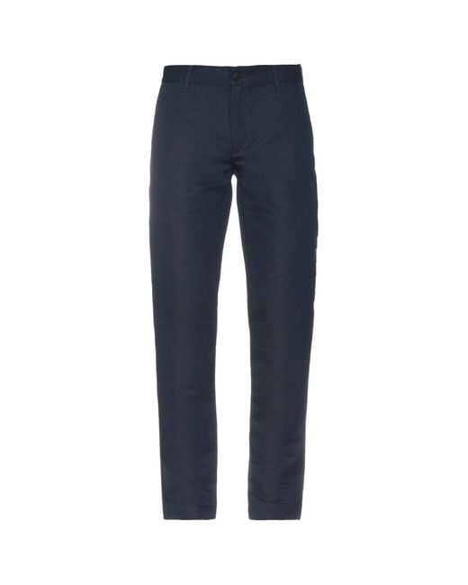 Belstaff Blue Officer Chinos Dark Trousers for men