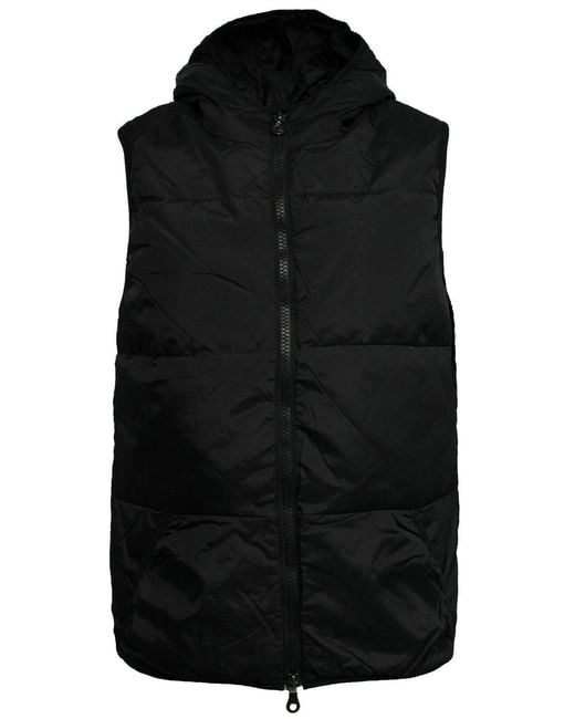 Onitsuka Tiger Black Down Padded Gilet for men