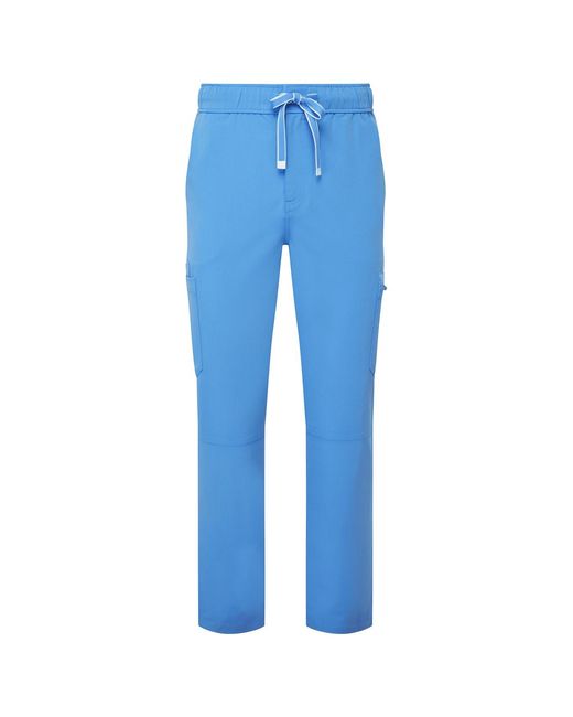 PREMIER Blue Onna-Stretch Cargo Trousers (Ceil) for men